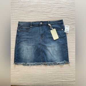 Indigo Rein Jean Skirt - Size 13/30 - New with Tags